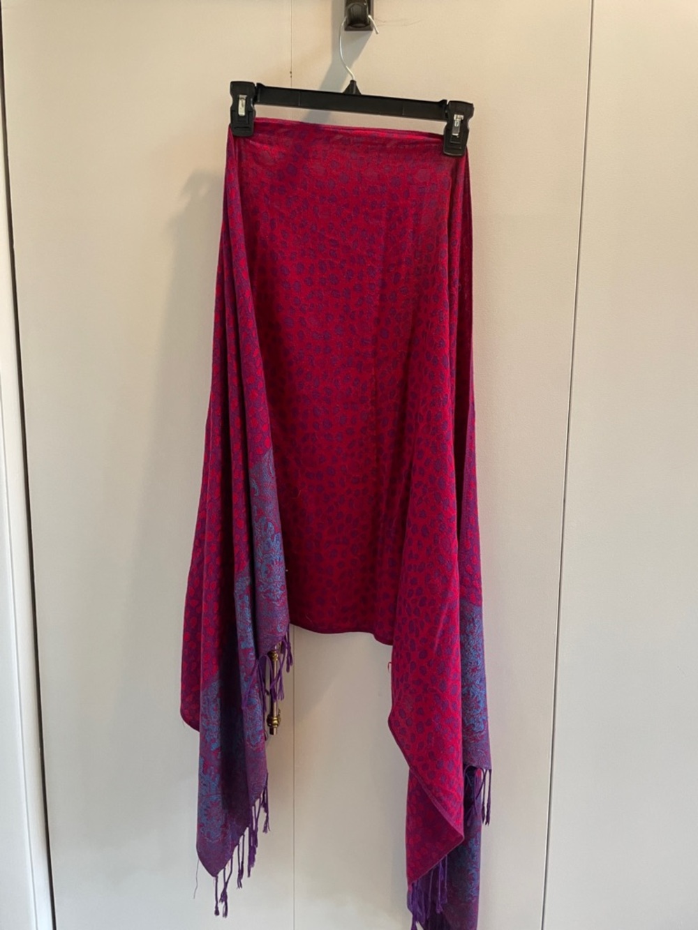 Luxurious Pink & Purple Women's Wrap Scarf